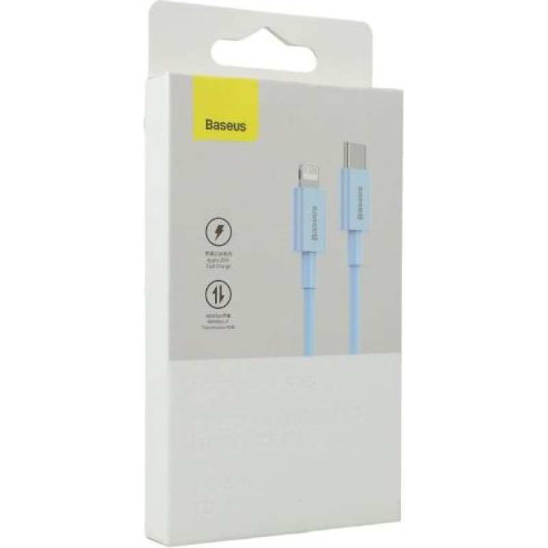 Baseus Type-C - Lightning Superior Series 480Mbps 20W, 1m Blue (CAYS001903)