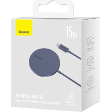 Baseus Wireless Charger Magnetic Simple Mini3, 15W, Purple (CCJJ040205)
