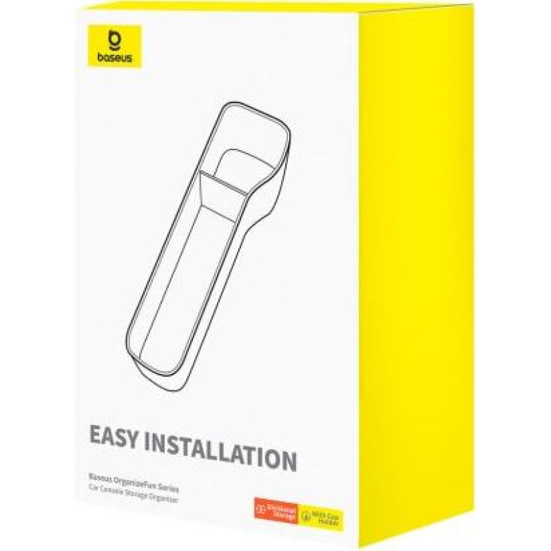 Baseus Car Tool OrganizeFun Series organizer for cars, Black/ Brown (C20256502111-00)