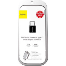 Baseus Converter Micro Female To Type-C Male Black (CAMOTG-01)