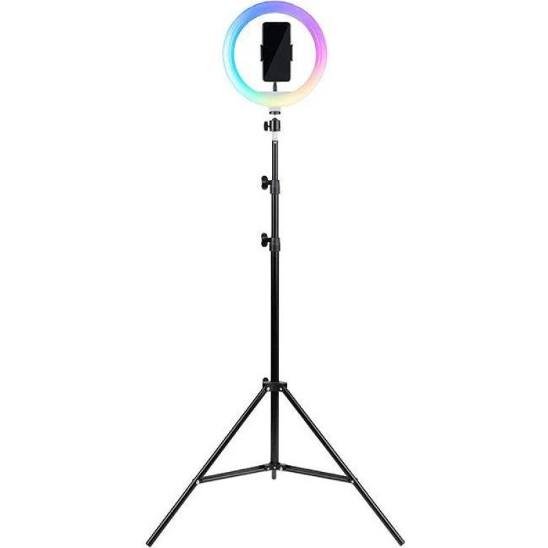 Havit ST7026 - tripod with RGB light ring, black