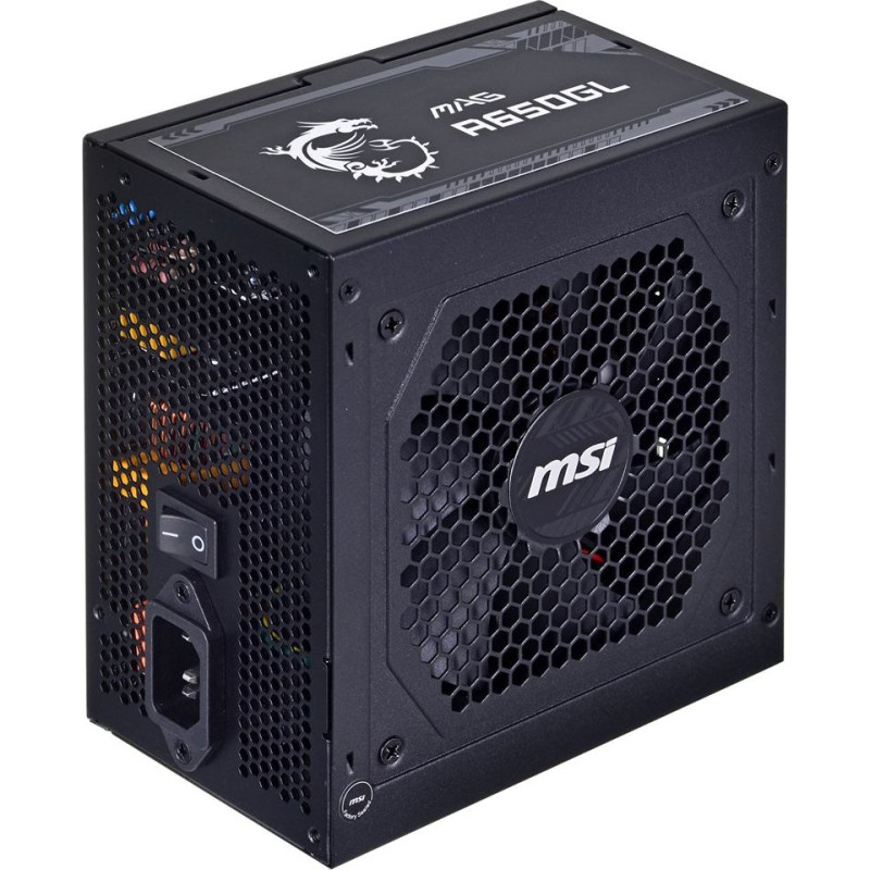 MSI MAG A650GL 650 W 120 mm 80 PLUS Gold power supply