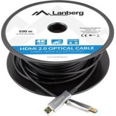 Lanberg Cable HDMI M/M v2.0 CA-HDMI-20FB-1000-BK 100m black