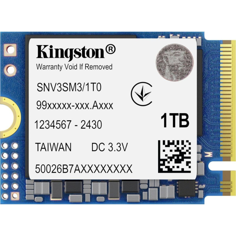 Kingston Dysk SSD Kingston NV3 1TB M.2 2230 PCI-E x4 Gen4 NVMe (SNV3SM3/1T0)