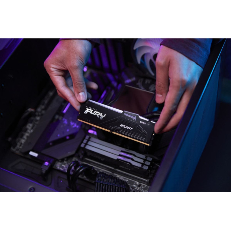 Kingston Technology FURY Beast 16GB 5600MT/s DDR5 CL36 DIMM (Kit of 2) RGB EXPO