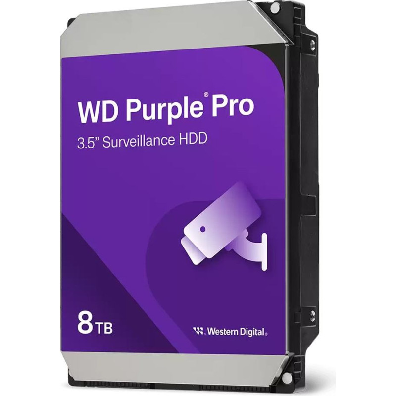WD Western Digital Purple Pro Smart Video HDD 8TB internal hard drive 7200 RPM 3.5" Serial ATA