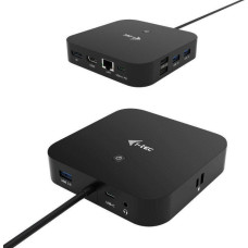 I-Tec USB-C Dual Display Docking Station HDMI DP LAN AUDIO Power Delivery 100 W - Stacja dokująca