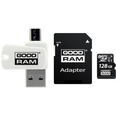 Goodram 128GB microSDXC class 10 UHS I + adapter + czytnik