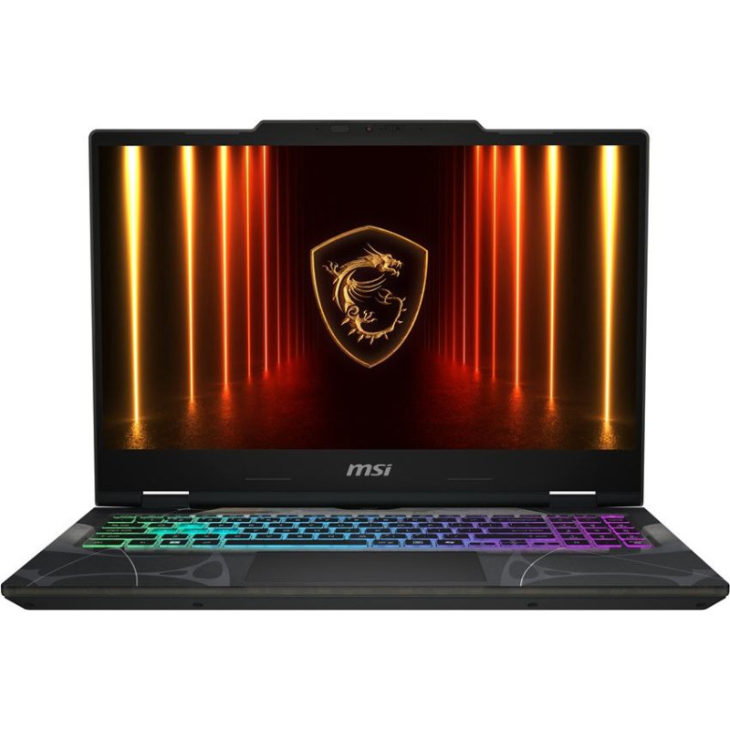 MSI Cyborg 15 B2RWEKG-044XPL Intel Core 5 210H Laptop 39.6 cm (15.6") Full HD 16 GB DDR5-SDRAM 512 GB SSD NVIDIA GeForce RTX 5050 Wi-Fi 6E (802.11ax) Free DOS Black