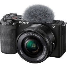 Sony Aparat Sony ZV-E10 + 16-50 mm f/3.5-5.6 OSS do wideoblog&oacute;w (ZVE10LBDI.EU)