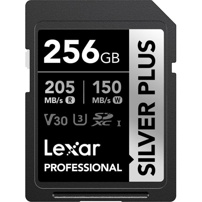 Lexar Professional SILVER PLUS SDXC 256GB memory card