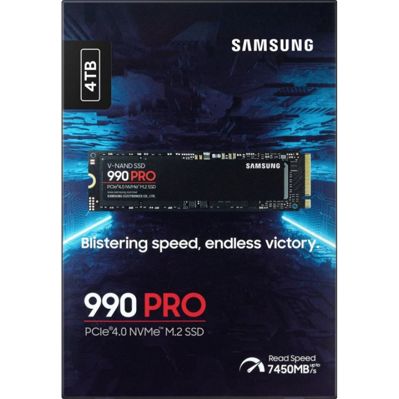 Samsung 990 PRO 4 TB M.2 PCI Express 4.0 NVMe V-NAND MLC