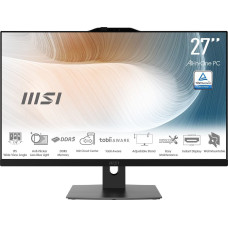 MSI Modern AM272P 1M-1098EU All-in-One PC/workstation Intel Core 5 120U 68.6 cm (27") 1920 x 1080 pixels 8 GB DDR5-SDRAM 500 GB SSD Windows 11 Pro Wi-Fi 6E (802.11ax) Black