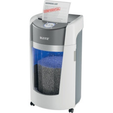 Leitz Shredder IQ OptiMax Office 35 L, P-5, 2x15 shreds, Automatic Start/Stop, Reverse function, Rotating container - 33% larger capacity for shreds.