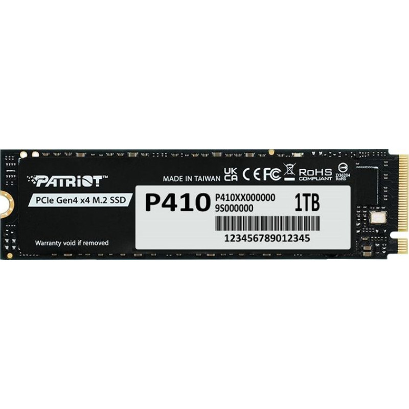 Patriot Memory SSD Patriot Viper P410 M.2 PCI-Ex4 NVMe 1.4 1TB 5GB/s (P410P1TBM28H)