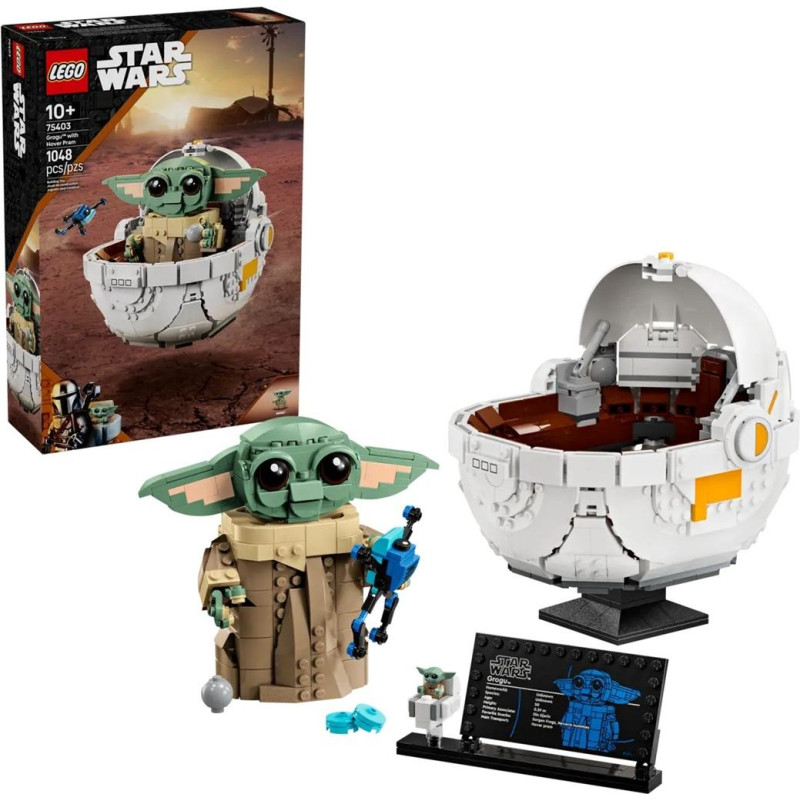 Lego STAR WARS 75403 Grogu hõljukkäruga