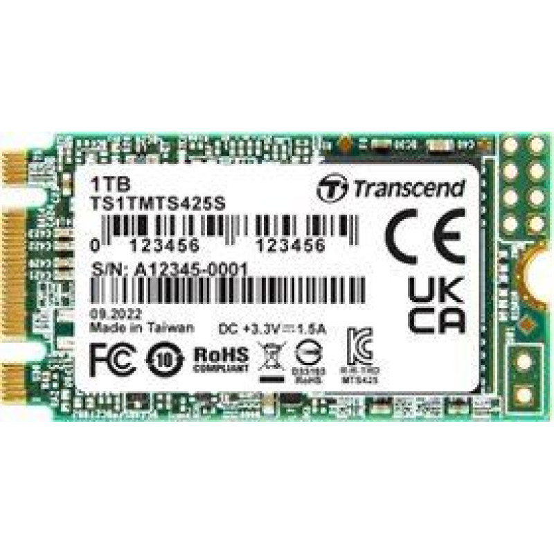 Transcend Dysk SSD Transcend 425S 1TB M.2 2242 SATA III (TS1TMTS425S)