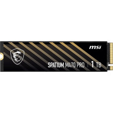 MSI Spatium M470 PRO PCIe 4.0 NVMe M.2 1TB PCI Express 4.0 3D NAND