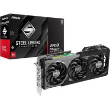 Asrock AMD Radeon&trade; RX 9070 XT Steel Legend Dark 16GB graphics card