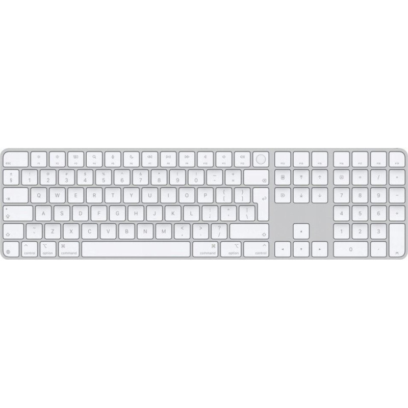 Apple Magic Keyboard Touch ID pole numeryczne US Int. biały