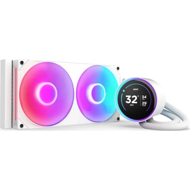 Nzxt Kraken Elite 280 RGB V2 LCD białe