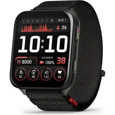 Garmin Venu X1 5.08 cm (2") AMOLED Digital 448 x 486 pixels Touchscreen Black Wi-Fi GPS (satellite)