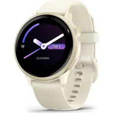 Garmin v&iacute;voactive 6 3.05 cm (1.2") AMOLED 42 mm Digital 390 x 390 pixels Touchscreen White Wi-Fi GPS (satellite)